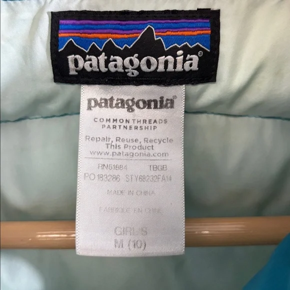 Patagonia Kids blue Puffer Jacket - Picture 4 of 11